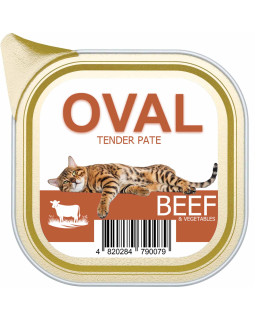 Паштет с говядиной TM OVAL 150гр
