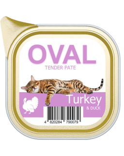 Паштет с индейкой и уткой TM OVAL 150гр
