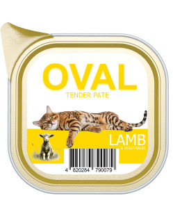 Паштет с ягненком и овощами TM OVAL 100гр