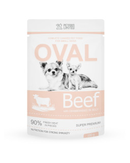 Влажный корм с говядиной TM OVAL