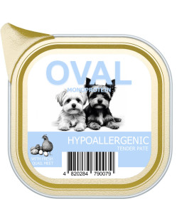 Паштет с перепелкой (гипоаллергеный) TM OVAL